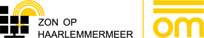 Logo's Zon op Haarlemmermeer en om nieuwe energie